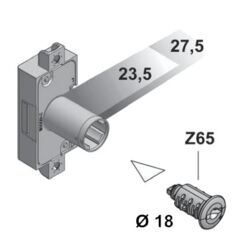 VCS 18.2 - Das HUWIL- Wechselzylinder-System mit Durchmesser 18mm